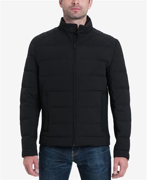 michael kors men's essex down jacket|Michael Kors lightweight down jacket.